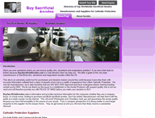 Tablet Screenshot of buysacrificialanodes.com